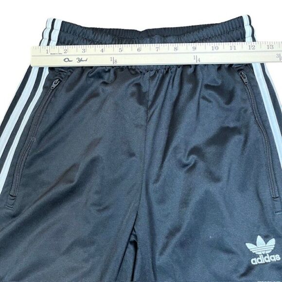 Adidas Primeblue 3 Stripe Track Pants Black with White Zip Leg Pocket Women's XS - Picture 4 of 15